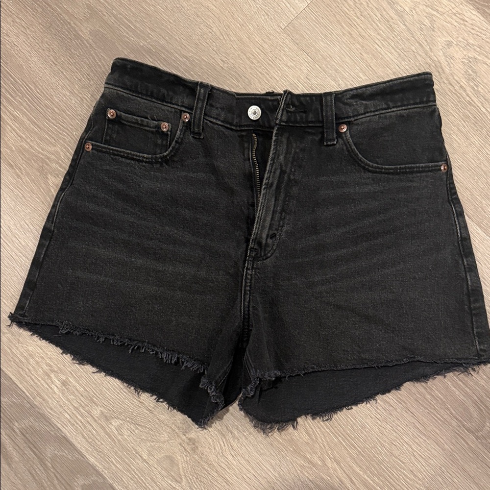 Abercrombie & Fitch Black Jean Shorts